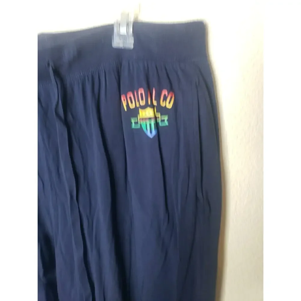 Polo Ralph Lauren Sleepwear Pants Men's Size 1XL PJ Bottoms Cotton Navy Blue